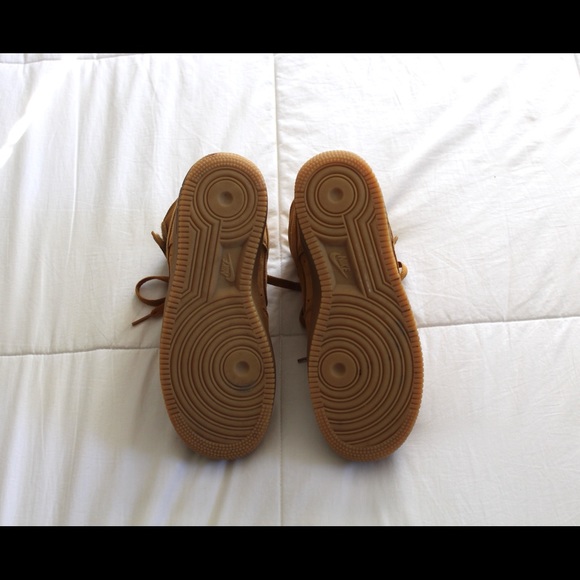 Nike Wheat Suede Air Force 1’s - Picture 3 of 5